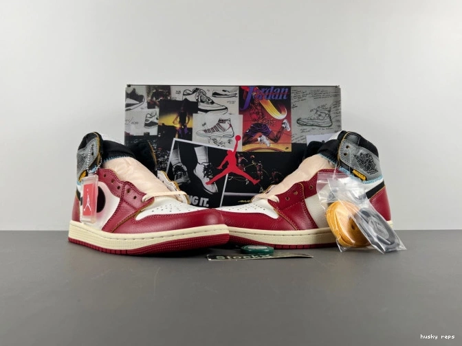 Cheap Husky Jordan High HV8563-600 OG Union LA Air 1 x 0702